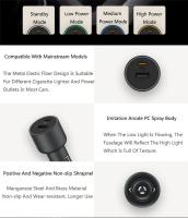 Cargador De Coche Original Xiaomi 100W Doble USB Carga Rápida Mi Car Charger USB-A USB-C Salida Dual Con Luz LED Y Cable De 5A - details 4