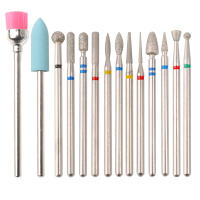 Set De 14 Piezas Para Máquina De Uñas Herramientas De Polido Y Remoción De Gel De Pedicura Y Manicura Rotatoria De Acero Inoxidable - details 3