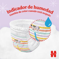 Huggies Little Movers Pants para Bebé, Tallas 3,4,5 y 6. Doble barrera Antifuga, Tecnología Quick dry, Indicador de humedad, Bebé seco hasta 12 horas, Cintura suave y Ajuste delicado a la barriguita, Comodidad para la piel 24/7, Diseños Disney. - details 1
