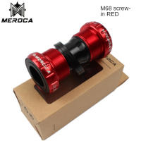 Juego De Eje Inferior De Bicicleta MEROCA 24mm through Axis BSA BB68/73mm Aleación De Aluminio Acero De Precisión Para Bicicleta De Montaña Y Carretera - details 18