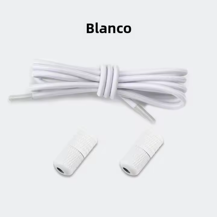 Cordones Elásticos De Goma Para Zapatos Sin Amarrar Laces De Suela Para Zapatillas Adecuados Para Niños Y Adultos - 1