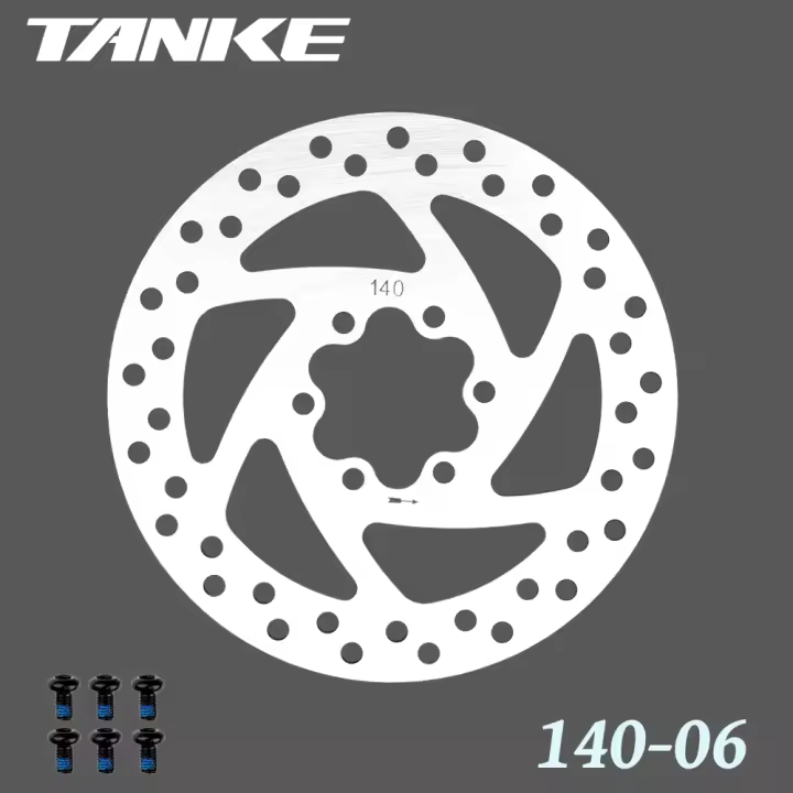 TANKE Freno De Disco Para Bicicleta 140 160 180 203 Con Tornillos Rotor De Aceite Esmerilado Para Vehículos De Montaña Y Carretera MTB Piezas De Bicicleta - 1