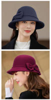 Sombrero De Paja Vintage Con Lazo Elegante Para Mujer Color Sólido Ajustable Para La Primavera Y Otoño Casual - details 7
