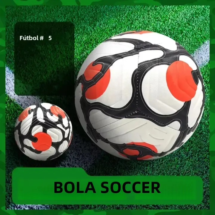 Balón De Fútbol De Cuero Sintético Premium Tamaño 5 Diseño Continuo Para Mejor Rendimiento Y Durabilidad Ideal Para Partidos De Adultos - 1