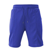Traje Casual Para Hombre Verano European Y American Con Camisa De Encaje Sólido Y Pantalones Cortos Estilo Libre Con Cuello Redondo - details 21