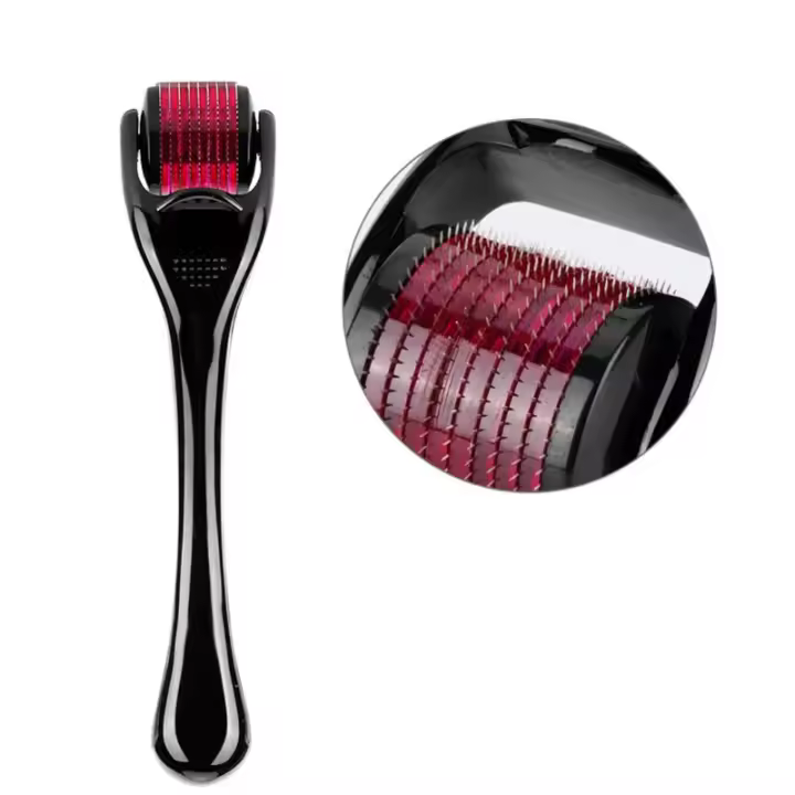 Rulo De Piel De Titanio Con Agujas Microneedles 540 Personalizable Eliminador De Marcas Belleza Para Cuidado De La Piel - 1
