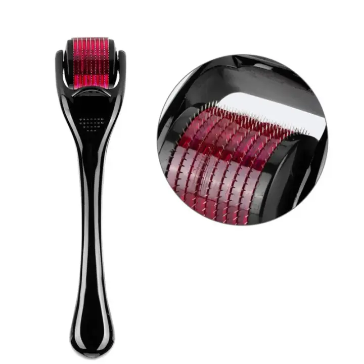 Rulo De Piel De Titanio Con Agujas Micro 540 Personalizable Eliminador De Marcas Belleza Para Cuidado De La Piel Del Rostro - 1
