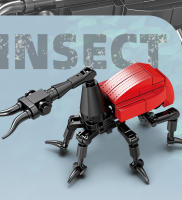 Mini Serie De Insectos Bloques De Construcción Unicornio Scarab Cucaracha Juguetes De Artesanía Pequeños Animales Para Niños Regalo De Navidad - details 8