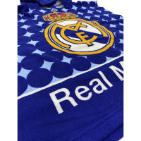 Real Madrid Poncho Toalla de Playa y Piscina 55x55cm, 250g/m², Poncho Infantil para Niños Real Madrid, Toalla de Baño Microfibra, Regalo Cumpleaños, Color Azul - details 2