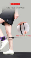 LOOGDEEL Apoyabrazos De Rodilla Con Cinturones Doble D-Ring Para Entrenamiento De Piernas Soporte De Tobillo Ajustable Con Colchón Para Abductores De Pie En Nylon Color Rosa/Azul/Negro/Morado Verde - details 3