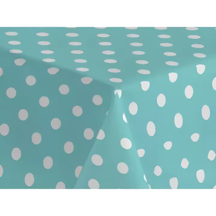 Hulehule Tex Mantel Resinado Antimanchas Estampado Puntos Caribe Interior y Exterior - 1