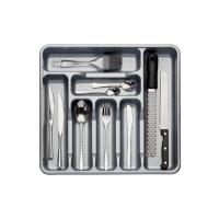 Cubertero Plástico 7 Compartimentos Gris, Cocina, Organizador Bandeja Porta Cubiertos - Kinvara - details 1