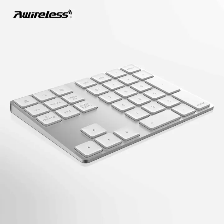 Entrada DE DATOS recargable del teclado del número 34-Key compatible para el MacBook - 1