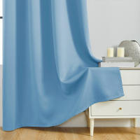 Cortina De Blackout De Alta Calidad 1 Pieza Suave Y Cómoda Amigable Con La Piel Apta Para Dormitorio Sala De Estar Cocina - details 17