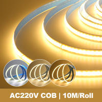 Tira De Luz LED COB Flexible 220V Super Brillante 240LEDs/m 5m-20m RA90 3000K-6000K Iluminación Lineal Para Sala De Estar - details 5