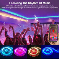 Tiras LED Recargables USB RGB 5V 5M 10M 15M Para Decoración De Habitaciones Y TV Juego Luz De Ambiente Navidad No Aquecidas SMD5050 Epistar - details 5