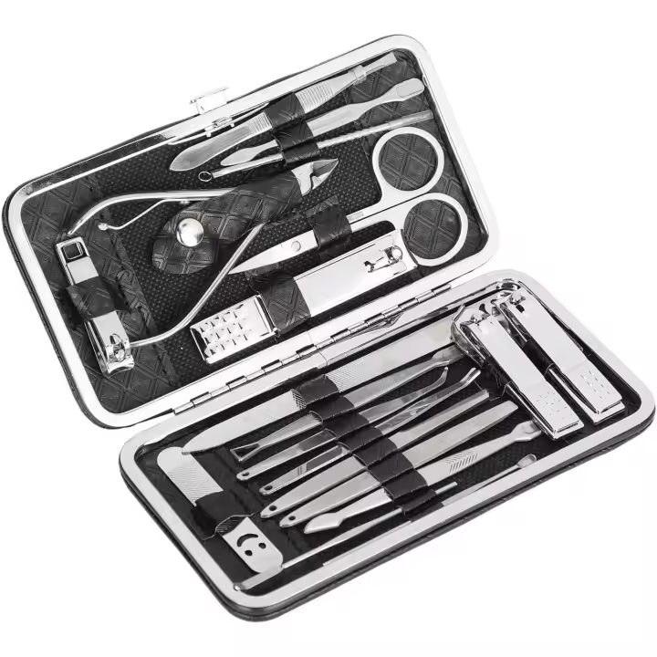Cortauñas Set Manicura y Pedicura | Kit Profesional Manicura | Nail Clipper | Juego de Cortauñas de Acero Inoxidable - 1
