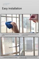 Cinta De Reparación Para Pantalla De Ventana Y Puerta Kit De Reparación De Malla Antimagos Tapa Para Red De Mosquitos Y Bug Net Recurso DIY Para Reparación De Agujeros En Ventanas - details 5