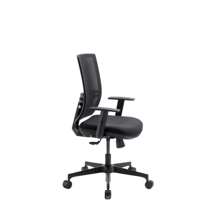 Tecno Oficinas - Silla Operativa KUBO EXPRESS - Euromof | Reposabrazos | Regulación altura | Respaldo con apoyo lumbar regulable en altura - 1