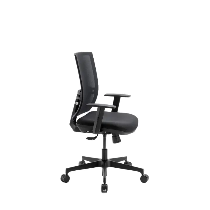 Tecno Oficinas - Silla Operativa KUBO EXPRESS - Euromof | Reposabrazos | Regulación altura | Respaldo con apoyo lumbar regulable en altura - 1