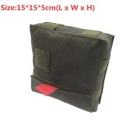 Bolsa De Primeros Auxilios Táctica Con Malla MOLLE Para Cinturón Y Chaleco Táctico Resistente Y Ligera Bolsa De Medicina IFAK De Tamaño 15*15*5cm Para Deportes Al Aire Libre Caza Y Táctica - details 5
