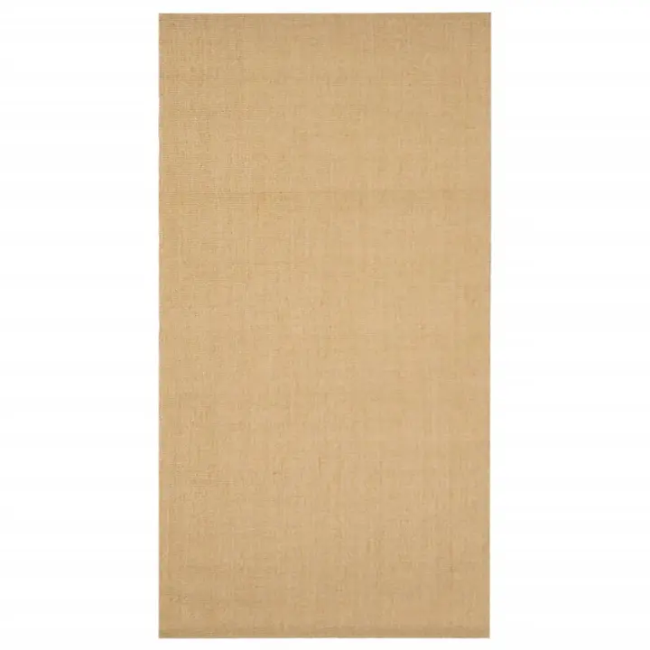 vidaXL Alfombra de sisal natural 80x150 cm Color Natural,  Marrón,  y mas Alfombras de área  Alfombra de Piso para Sala de Estar Dormitorio Habitación Salón - 1