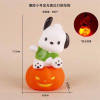 Lámpara De Noche De Calabaza Sanrio Con Tema De Halloween Cinnamoroll Kuromi My Melody Pochacco Para Decoración Del Hogar Y Regalo De Juguete - details 6