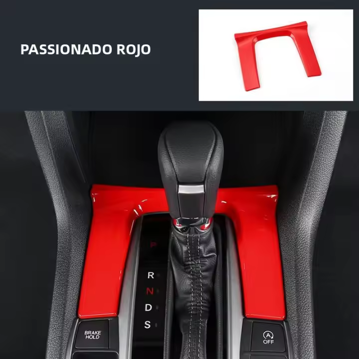 Pegatina Decorativa Para Panel De Marchas De Civic Sedan Hatchback De HONDA 2016-2021 Accesorios Para Automóvil - 1