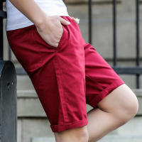 Shorts De Lino Y Algodón Para Hombre Transpirables De Color Sólido Ropa De Calle Para Fitness 2024 - details 5