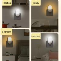 Luz Nocturna LED Mini Con Interruptor De Encendido Automático Protección Para Los Ojos Ideal Para Dormitorio Y Cocina - details 4