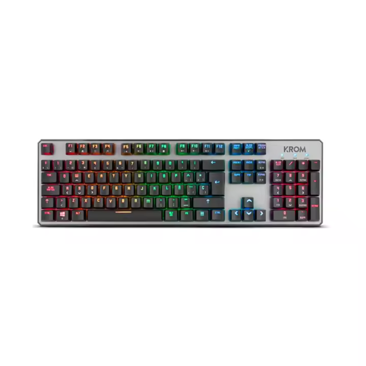 TECLADO GAMING KROM KERNEL USB RETROILUMINADO MECANICO NEGRO - 1