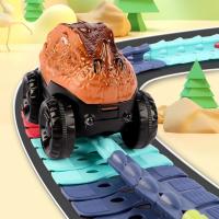 Juguete De Carreras Para Niños Set De Pistas Eléctricas Con Velocidad Cambiable Y Ferrocarril Mágico Flexible Regalo De Cumpleaños Para Niños - details 2