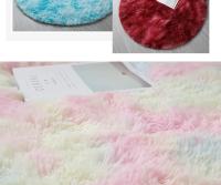 Alfombra Redonda De Peluche Suave Para Sala De Estar Decoración De Hogar Dormitorio Y Habitación De Niños Alfombra Blanca Espesa Para Salon - details 26