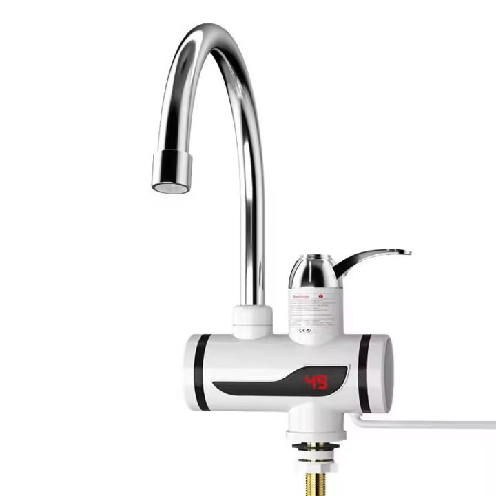 Grifo Calentador de Agua Eléctrico Instantáneo 3000W con Pantalla LED | Agua Caliente 30-60°C M2 Tec - 1
