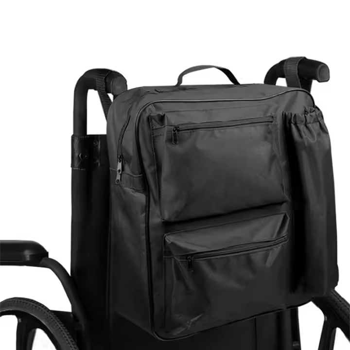 Bolsa De Almacenamiento Multifuncional Portátil Para Ruedas De Silla De Ruedas Capacidad Grande Impermeable Ayuda Para Discapacitados - 1