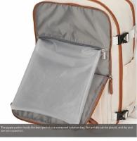 Mochila de viaje para avión para hombre y mujer, bolsa para ordenador portátil, equipaje de gran capacidad, mochilas multifuncionales expandibles para avión de negocios - details 9