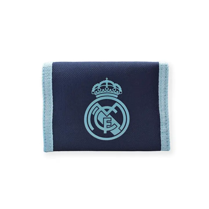 Cartera Real Madrid en color Azul - Producto Oficial del Equipo de Fútbol - Accesorio de Moda Ideal para Fans - 1