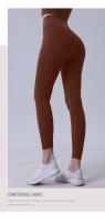 High Waist Leggings De Nylon Para Gimnasio Y Yoga Sensación De Desnudez Trousers Largos Para Mujer Push up Tights Fitness - details 8