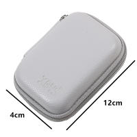 Estuche Portátil De Cuero Para Almacenamiento Mini Casco Rígido Para Gadgets Digitales Organizador De Cables Y USB Estuche Para Auriculares Y Cargadores - details 1