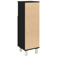 Armario de baño vidaXL Negro Roble 30x30x95 cm Madera Elaborada - details 3