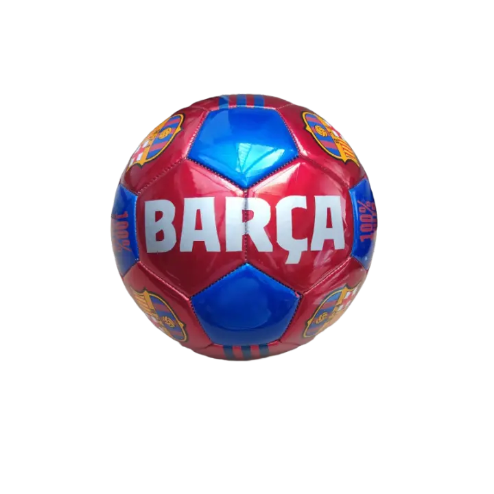 Balón Fútbol Club Barcelona rojo y azul grande talla 5 similar al reglamentario BFCB85128 - 1