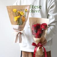 100pcs Sobre De Rosa Individual Cellofán Floral Para Embalaje De Bouquet De Flores Ideal Para Valentine's Day Y Otras Celebraciones - details 4