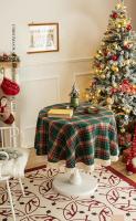 Mantel Red Verde Cuadrado Estilo Retro Americano Lujo Para Fiestas Y Navidad Decoración Hogar Tela De Manta Antideslizante Y Acolchada - details 0