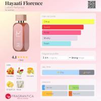Hayaati Florence Lattafa 100 ml – Perfume árabe 100% original, esencia floral-oriental sofisticada para mujer. - details 0