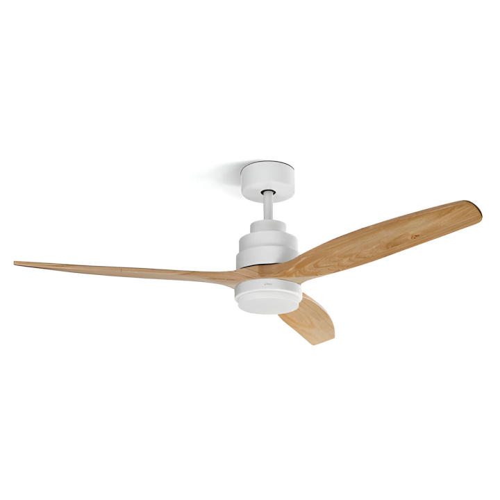 Ufesa Nepal (84105845) - Ventilador de Techo con Luz de 132 cm y 3 Aspas, Función Invierno/Verano, Acabado Blanco Haya — oferta en Miravia