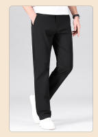 Nuevos Pantalones Casuales Para Hombre De Algodón Para Todas Las Estaciones Pantalones Negocios Rectos Y Slim Moda Clásica Talla Grande Con Bolsillos - details 20