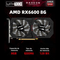 Withtech Tarjeta gráfica AMD Radeon RX 6600, 8GB, GDDR6, 128Bit, 8Pin, PCI-E, 3,0 × 16, Radeon GPU - details 6