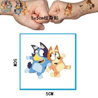100pcs Pegatinas De Tatuaje Bluey Anime Lindo Perro Azul Juego De Bingo Decoración Para Niños Regalo De Cumpleaños - details 2