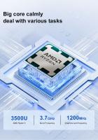 Portátil Ninkear A15 Air, Pantalla de 15.6 pulgadas 19201080, AMD Ryzen 5 3500U de 8 Núcleos hasta 3.7GHz, 16GB de RAM, 512GB de SSD, WiFi 5, 1 Type-C (Funcionalidad Completa), 2USB 3.0, 1USB 2.0, 1HDMI, 1RJ45, 1Micro SD, 1Jack de Audio - details 4