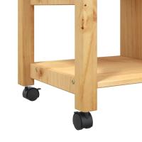 vidaXL Carrito de cocina MONZA madera maciza de pino 84x40x90 cm Marrón - details 6